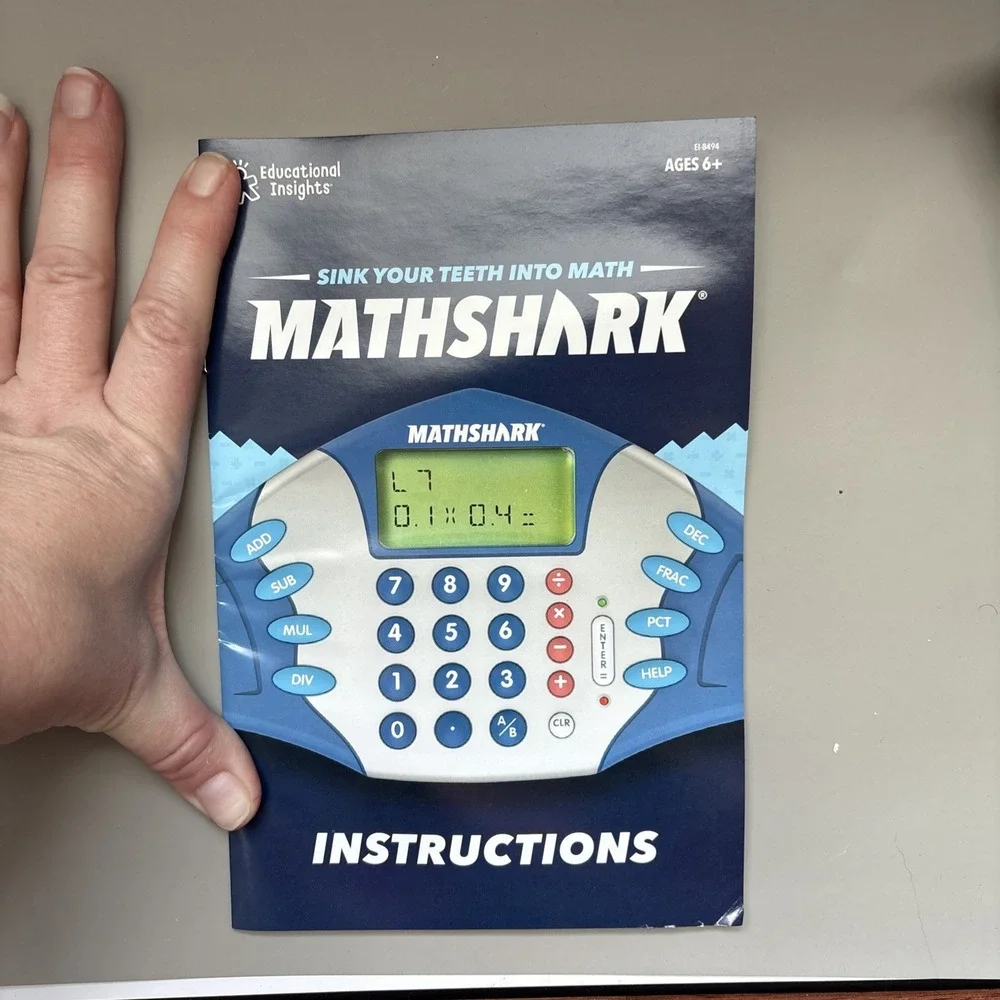 Educational Insights MathShark Digital Math Game, Brand new